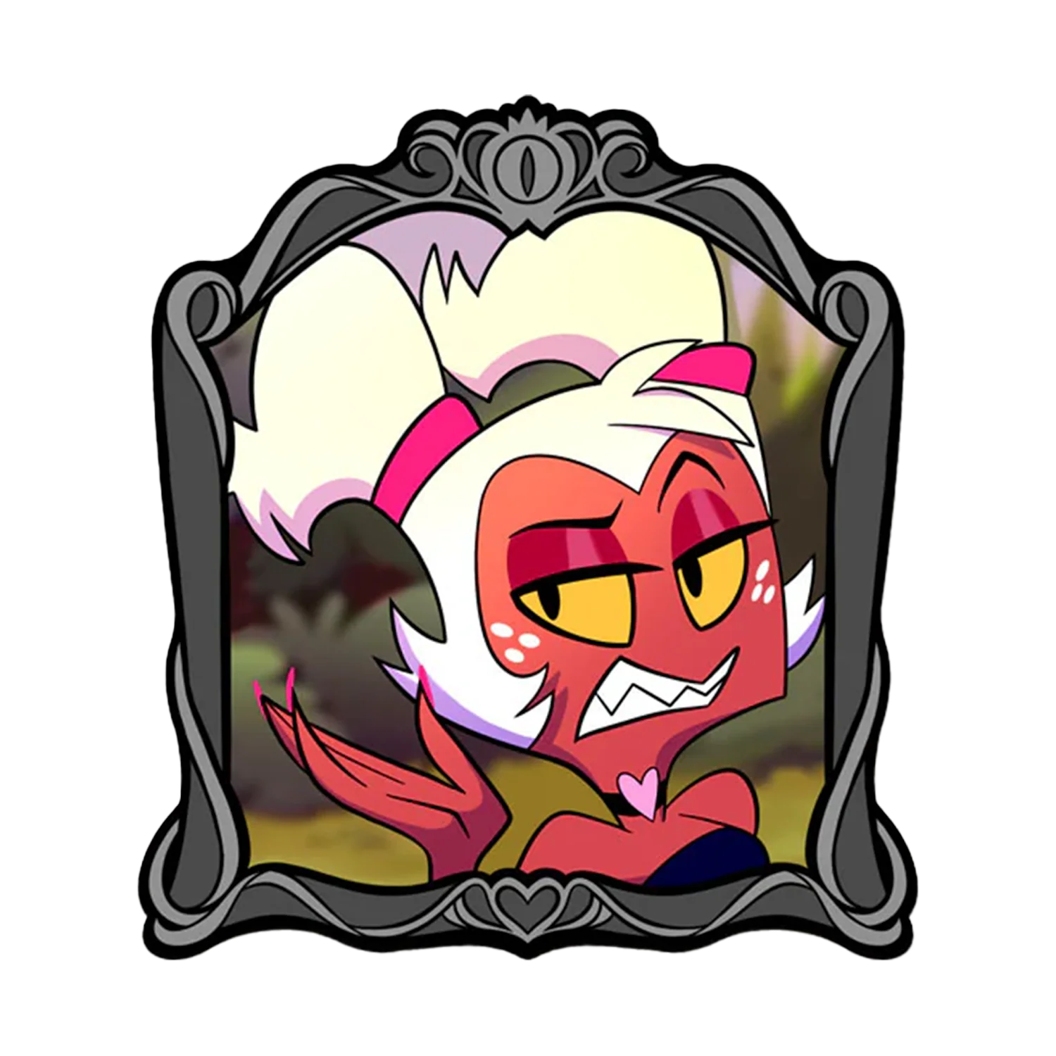 Moxxie Changing Portrait #2 - Lenticular Pin *FINAL SALE*