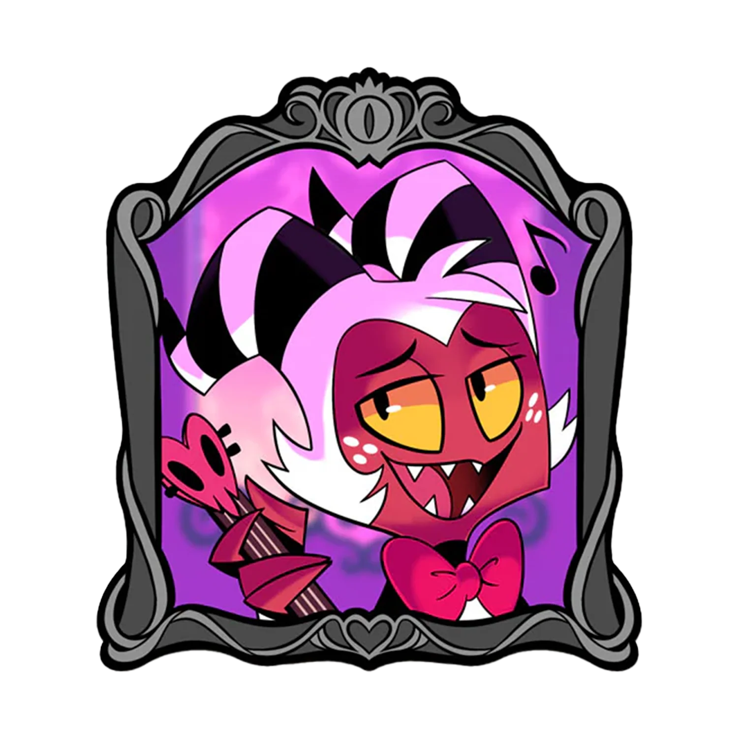 Moxxie Changing Portrait #2 - Lenticular Pin *FINAL SALE* - Image 2