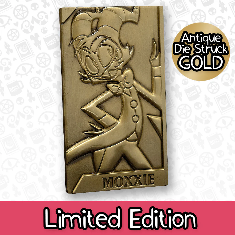 Moxxie Gold Plated Metal Collectible Card *FINAL SALE* - Image 3