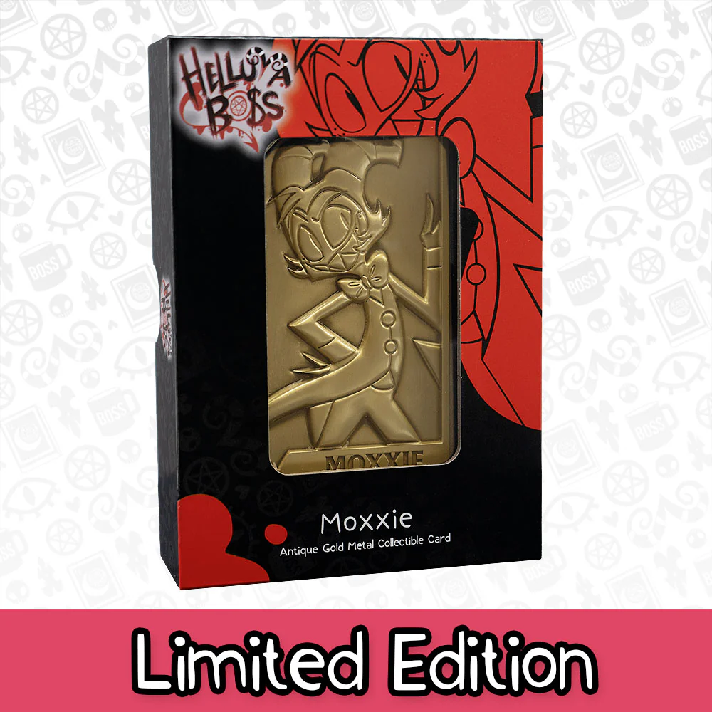 Moxxie Gold Plated Metal Collectible Card *FINAL SALE* - Image 4