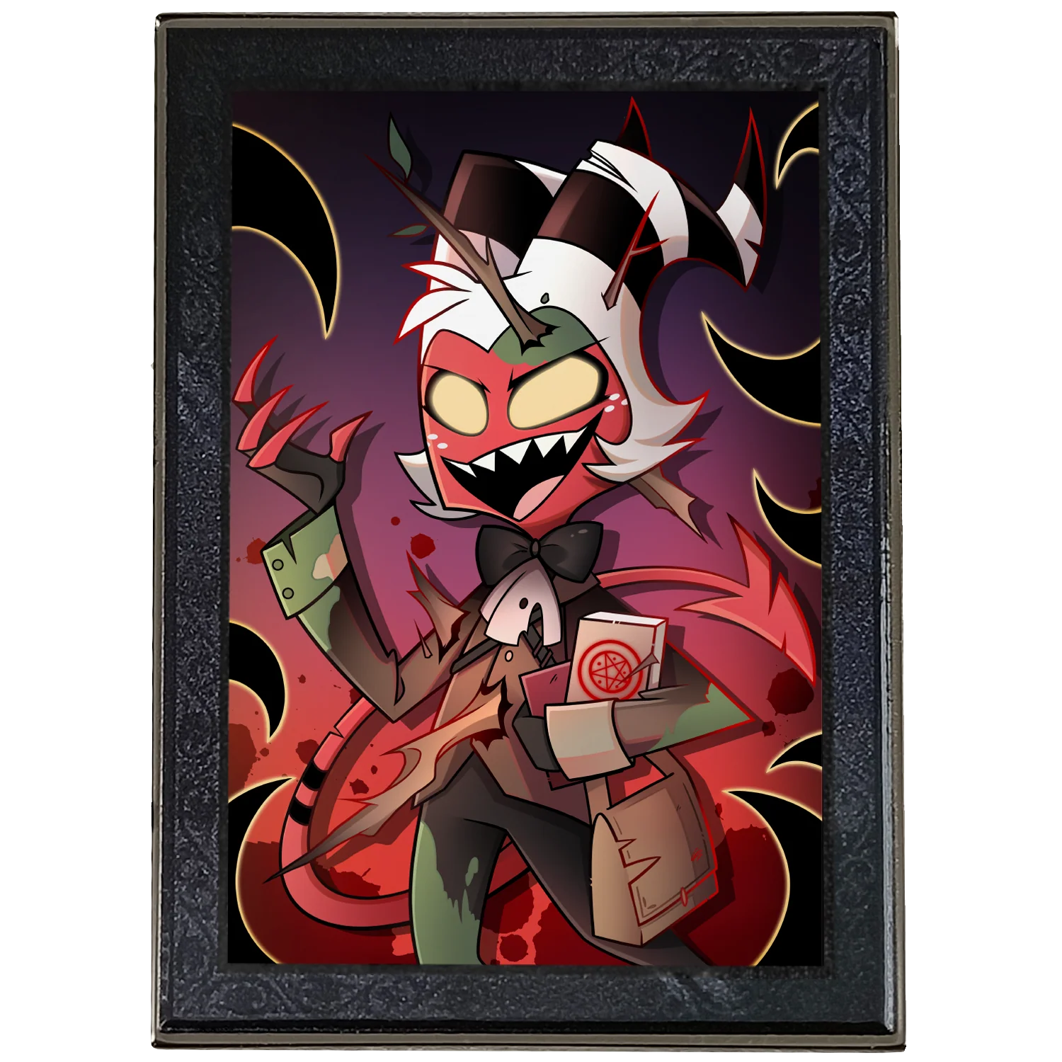 Moxxie- Haunted Lenticular Pin - Image 2