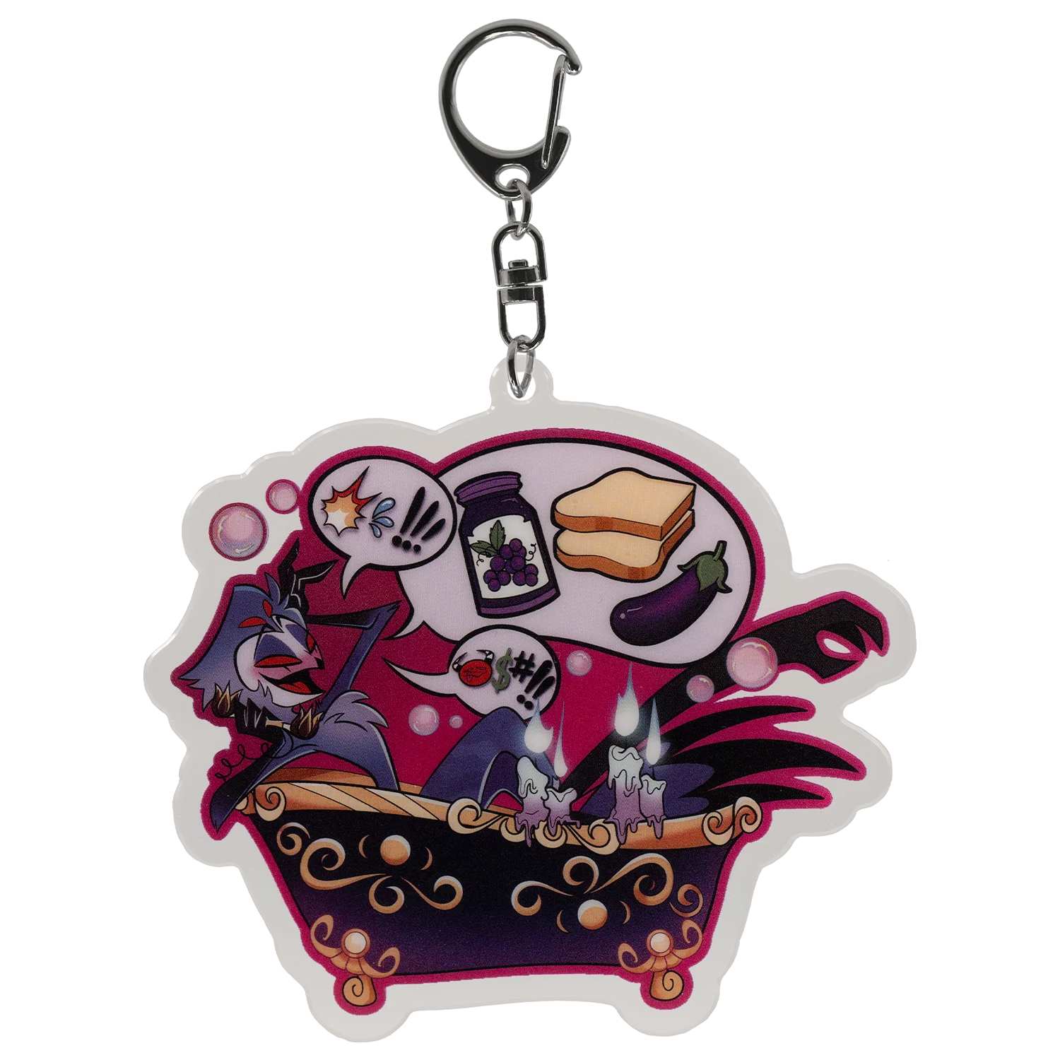 Murder Family - Bathtub Stolas - Acrylic Keychain *LIMITED STOCK*