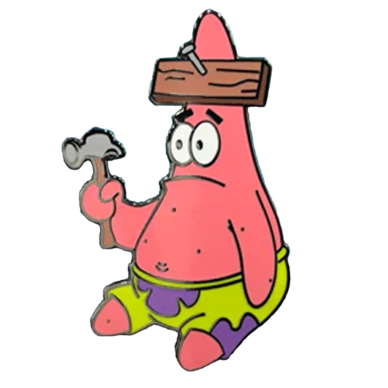 Nail In Head Patrick - Spongebob Squarepants Enamel Pin