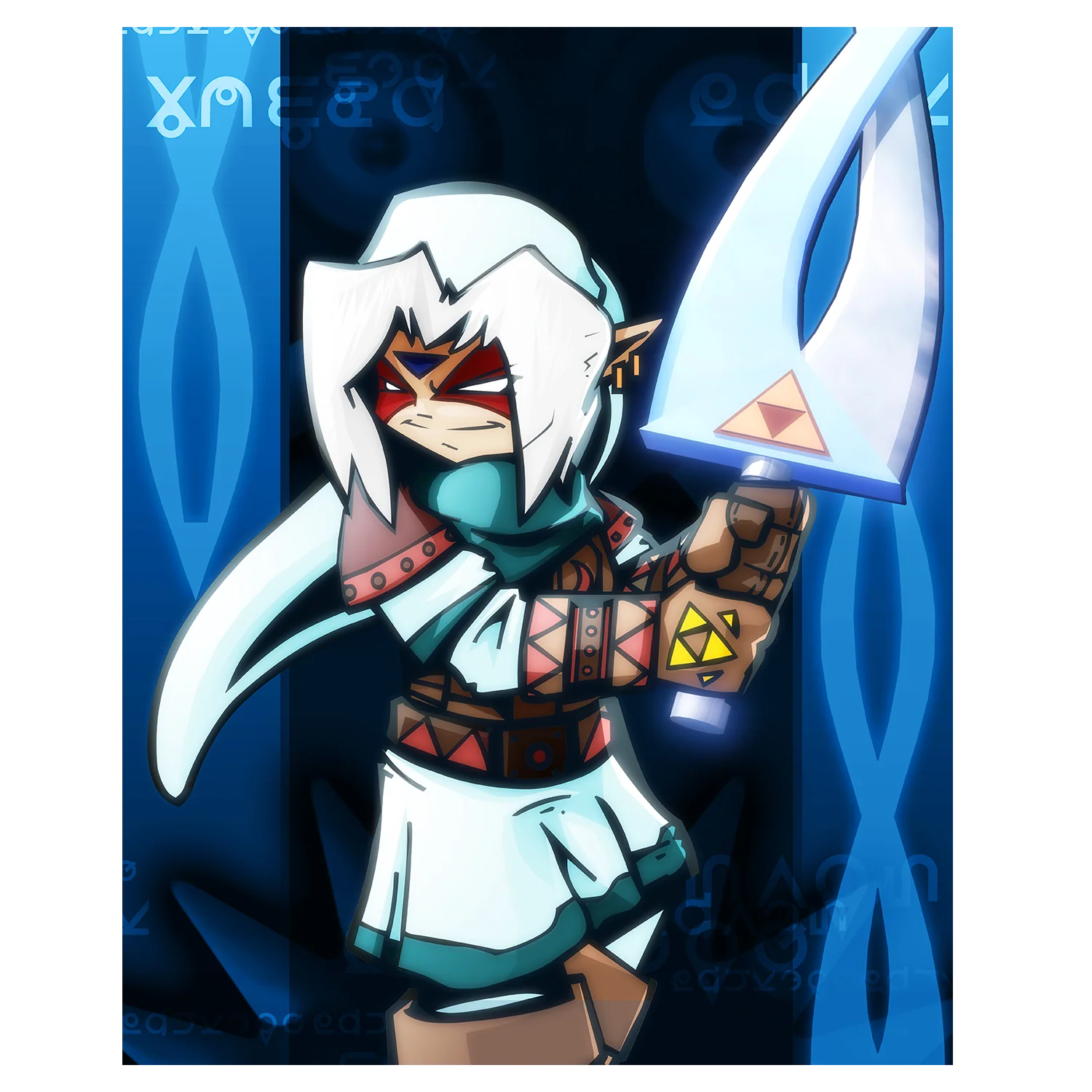 Ghostly Oni Swordsman - Poster Print *LAST CHANCE*