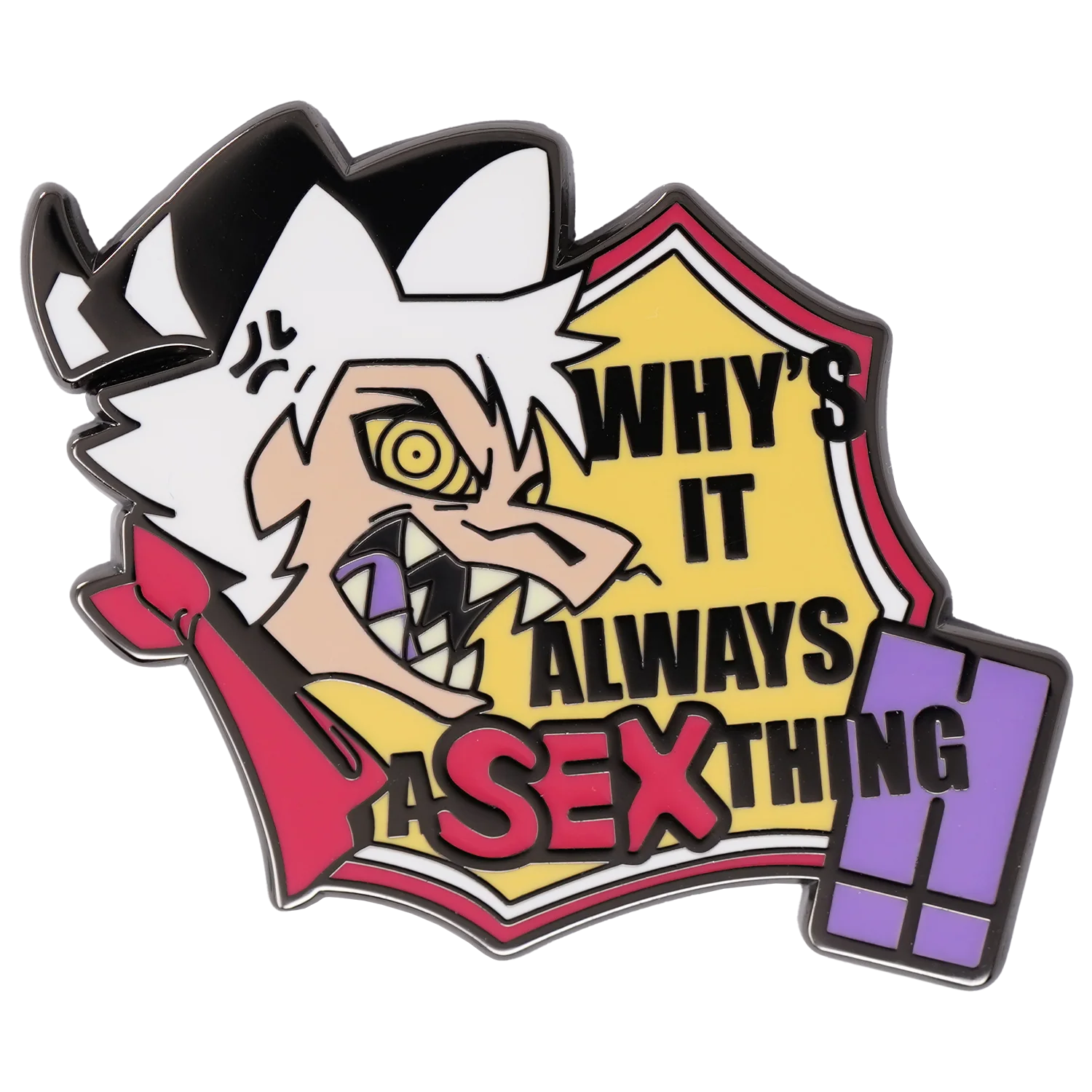 OOPS - Why Striker Enamel Pin *LIMITED STOCK*