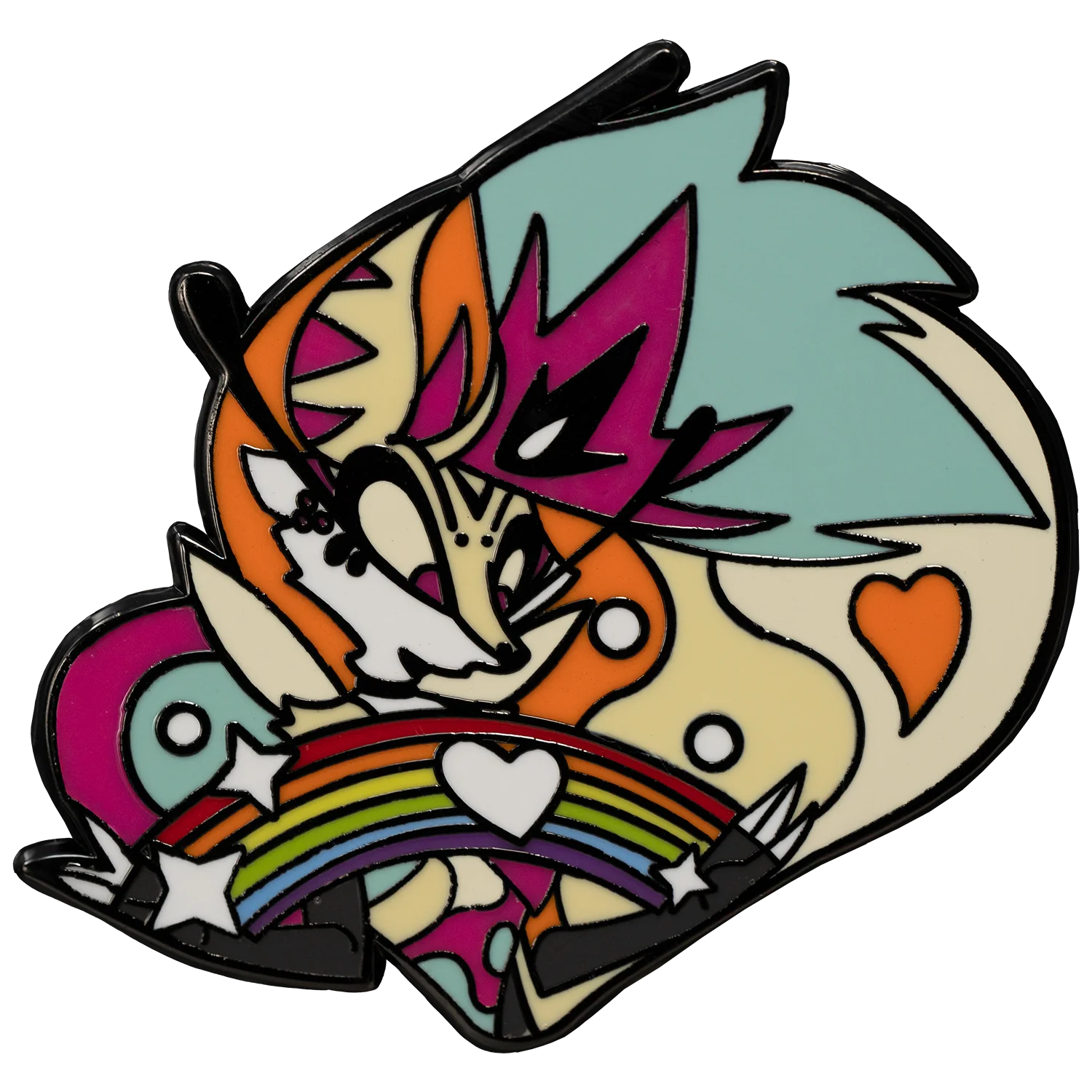 Queen Bee - Beelzebub Rainbow - Enamel Pin *LIMITED STOCK*