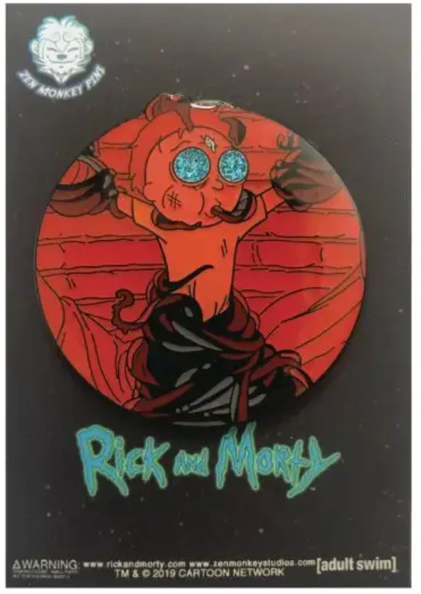 Rick and Morty Death Crystal Morty in Fortress Pin *LAST CHANCE*