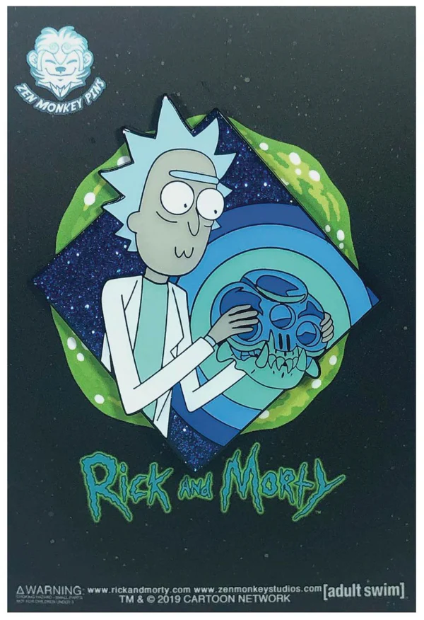 Rick And Morty Pin - Rick And The Crystal Skull Of Horowitz *LAST CHANCE*
