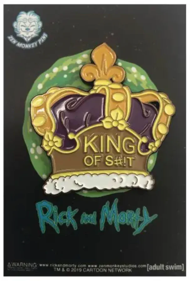 Rick and Morty Ricks Crown Pin *LAST CHANCE*