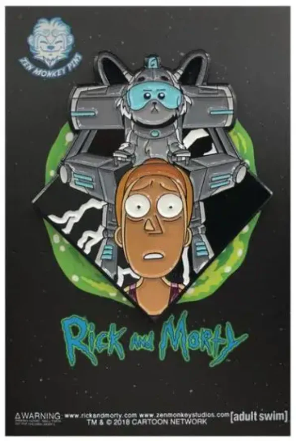 Rick and Morty Summer and Snowball Pin *LAST CHANCE*