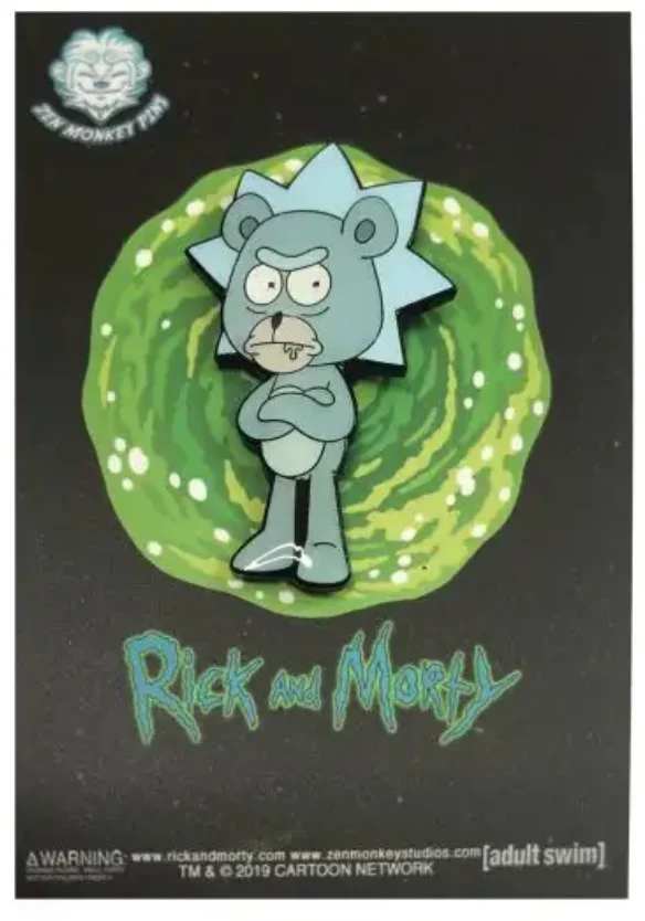 Rick and Morty Teddy Rick Pin *LAST CHANCE*