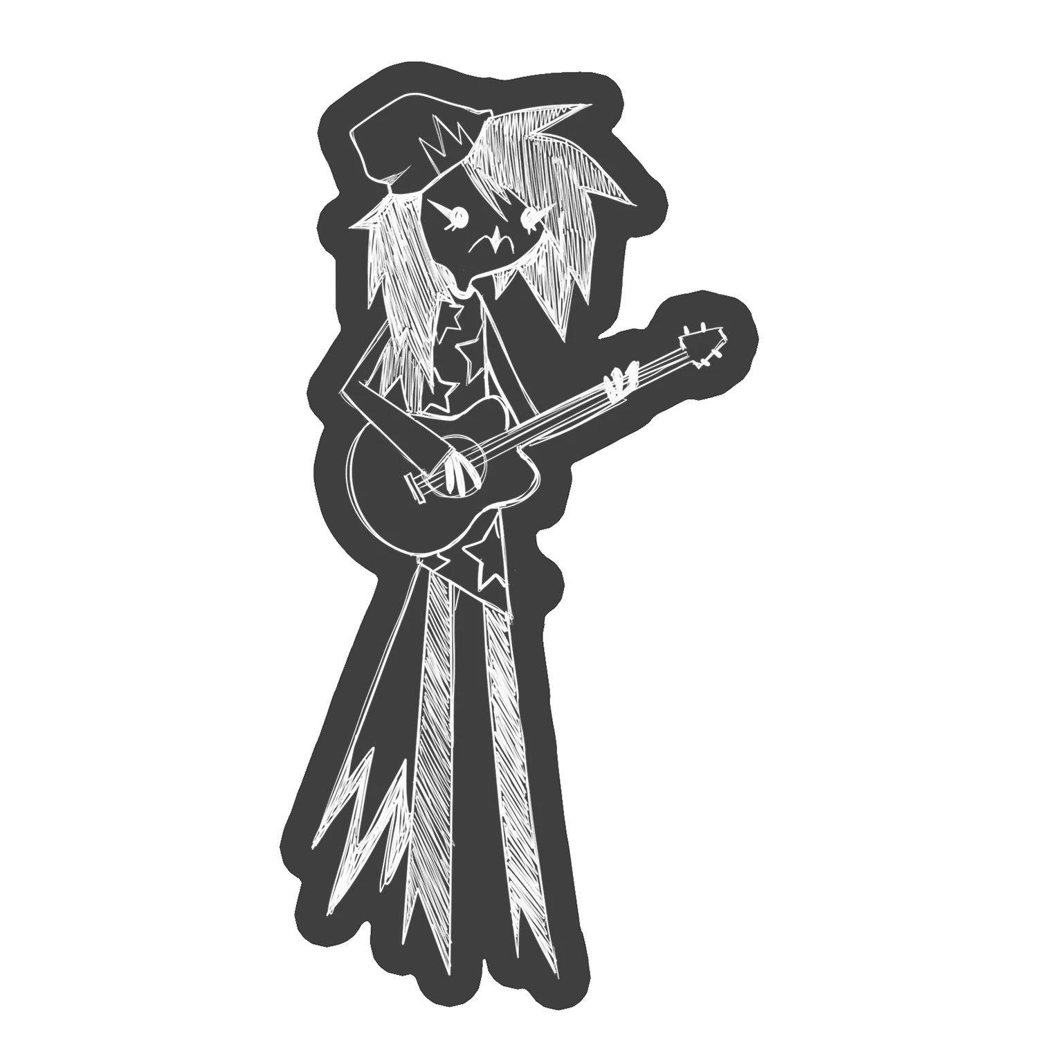 Sketchy Octavia Car Decal
