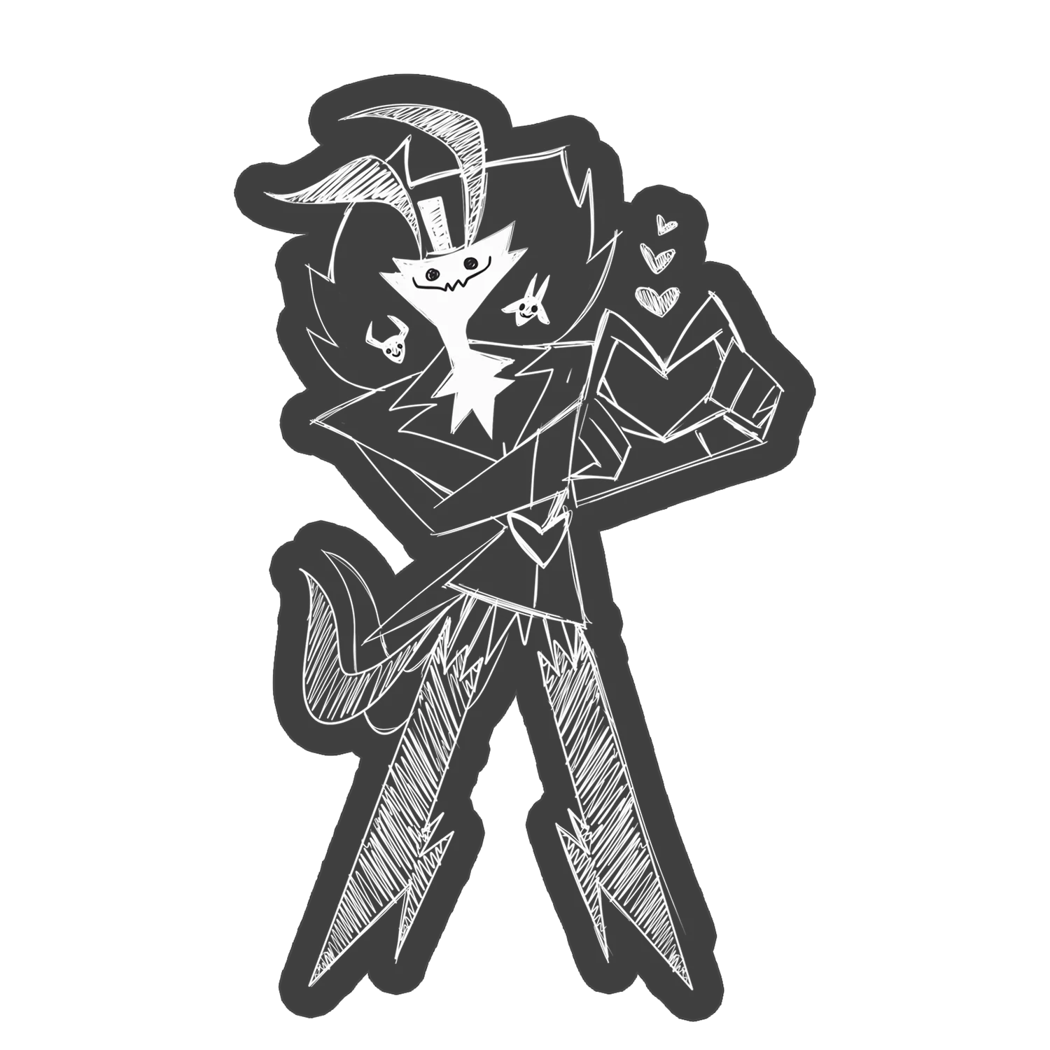 Sketchy Ozzie Car Decal