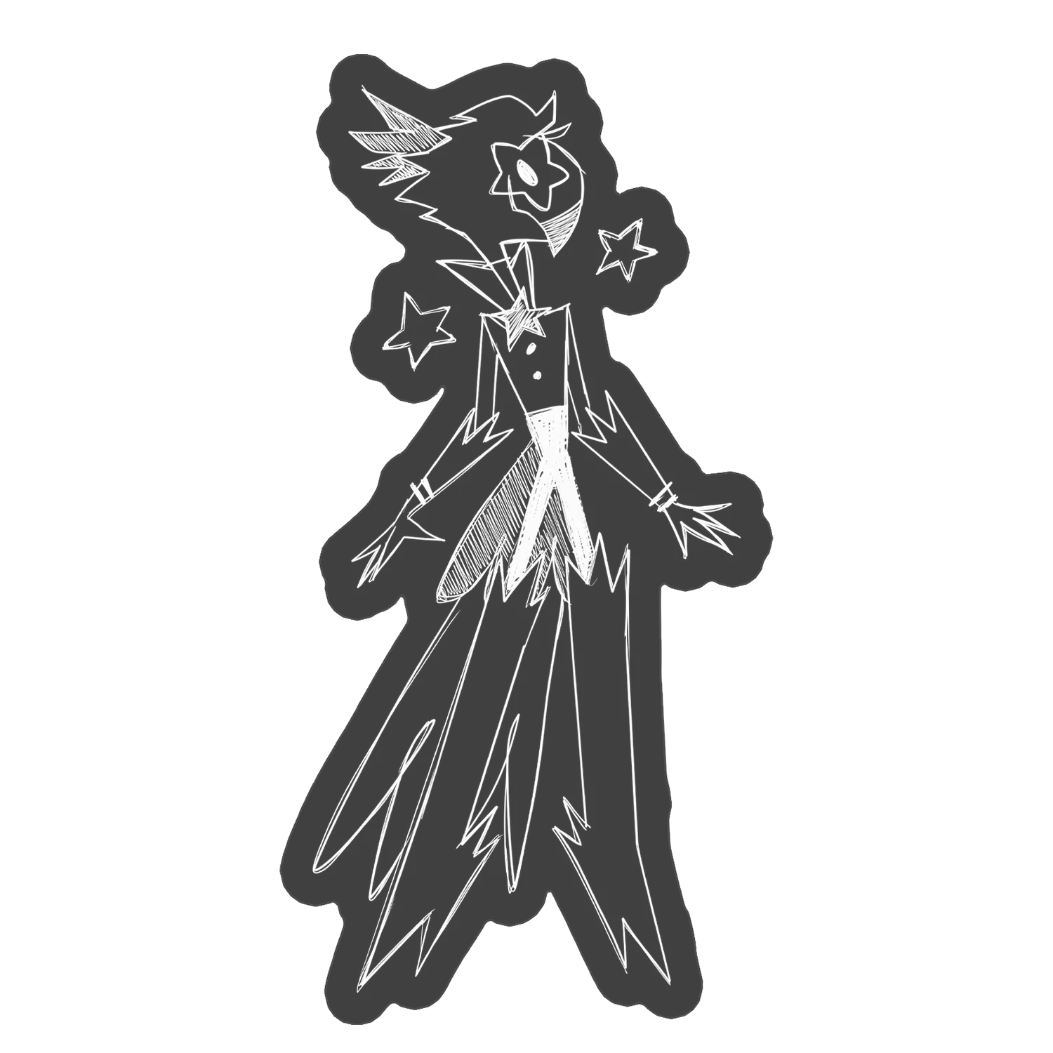 Sketchy Vassago Car Decal