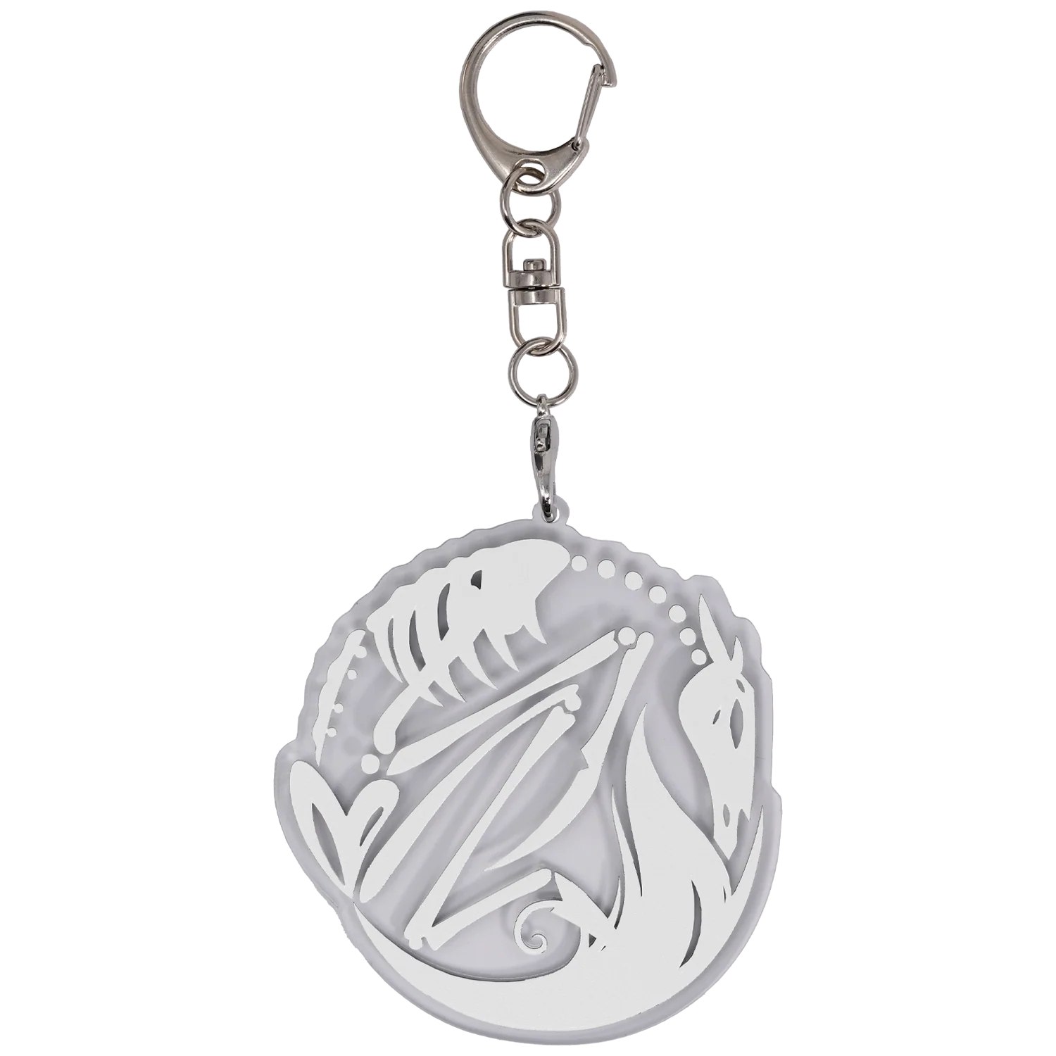 Spindlehorse Logo Keychain White *PRE-ORDER*