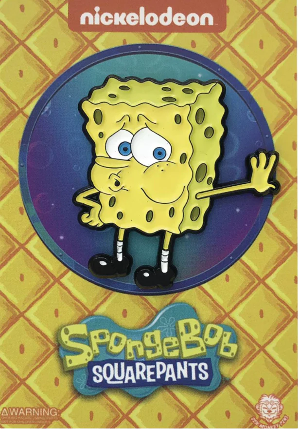 SpongeBob SquarePants Pin - Anxious SpongeBob