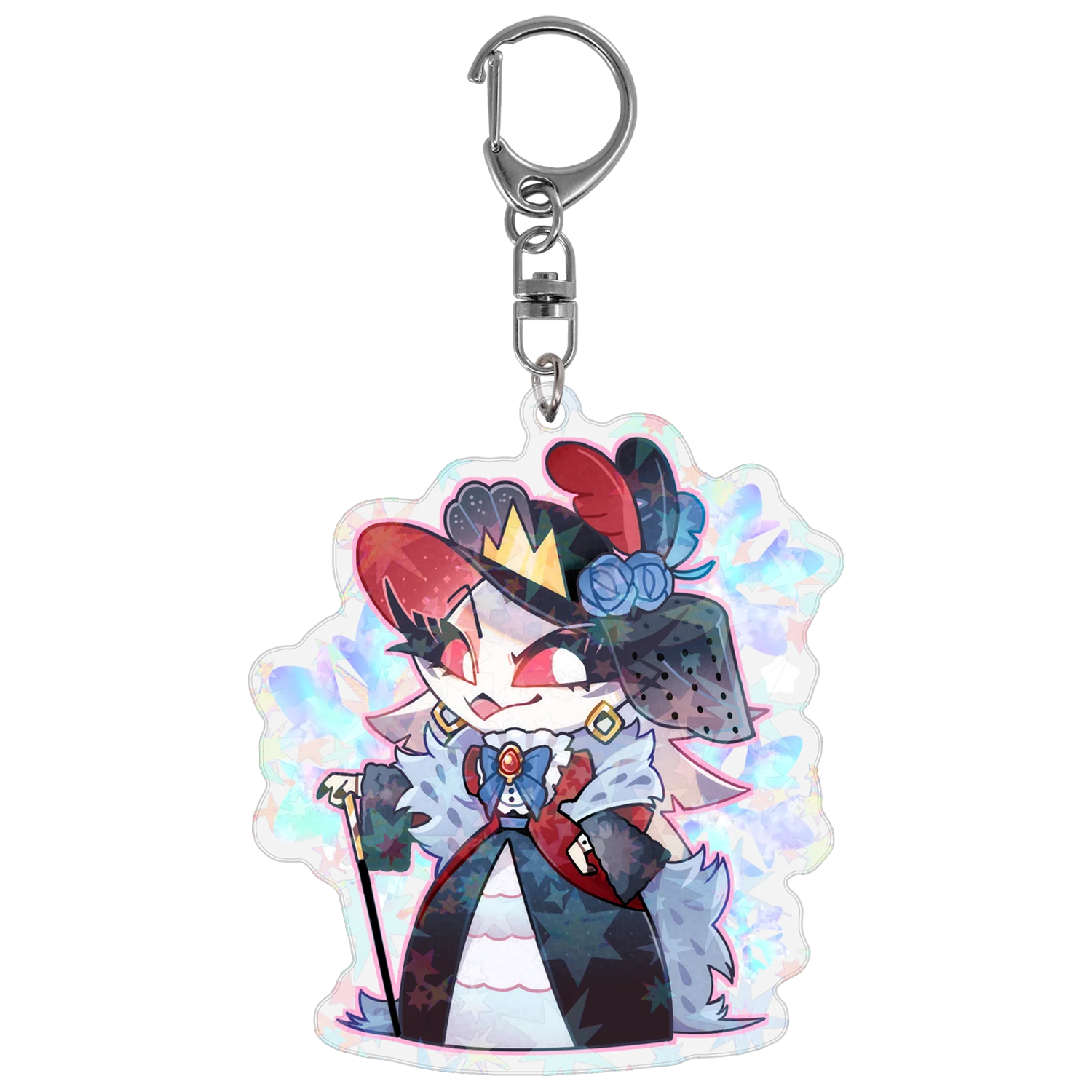 Stella - Cozy Winter - Holographic Keychain *LIMITED STOCK*