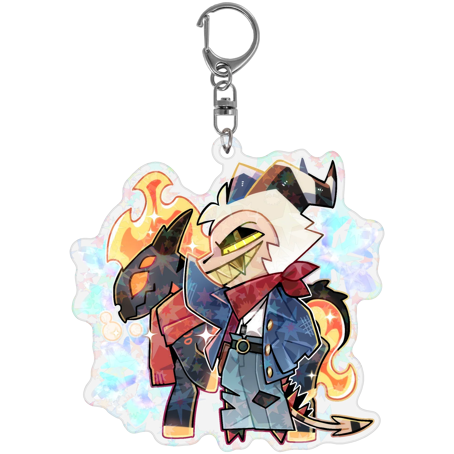 Striker - Cozy Winter - Holographic Keychain *LIMITED STOCK*