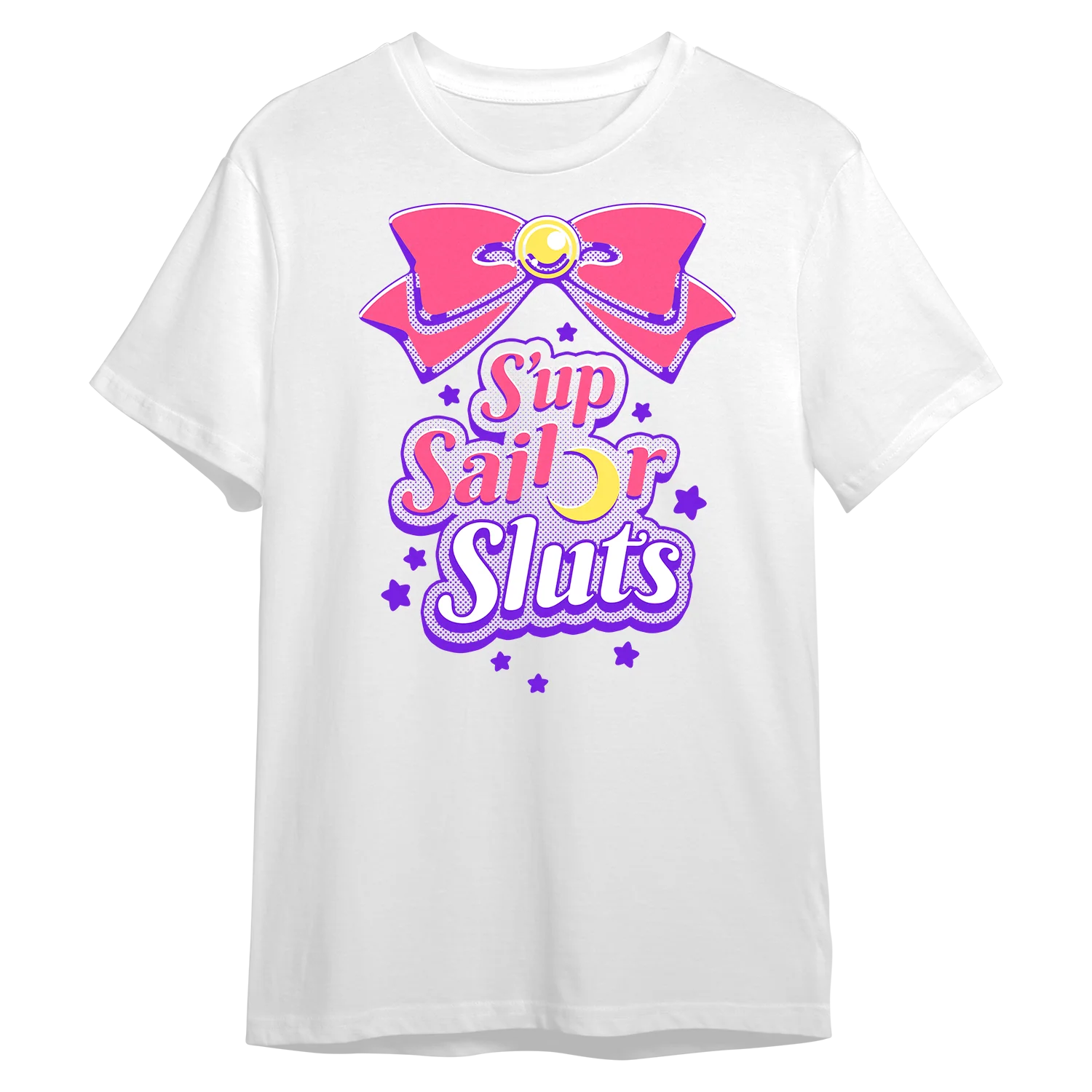 Sup Sailor Sluts T-Shirt (White) - Image 2