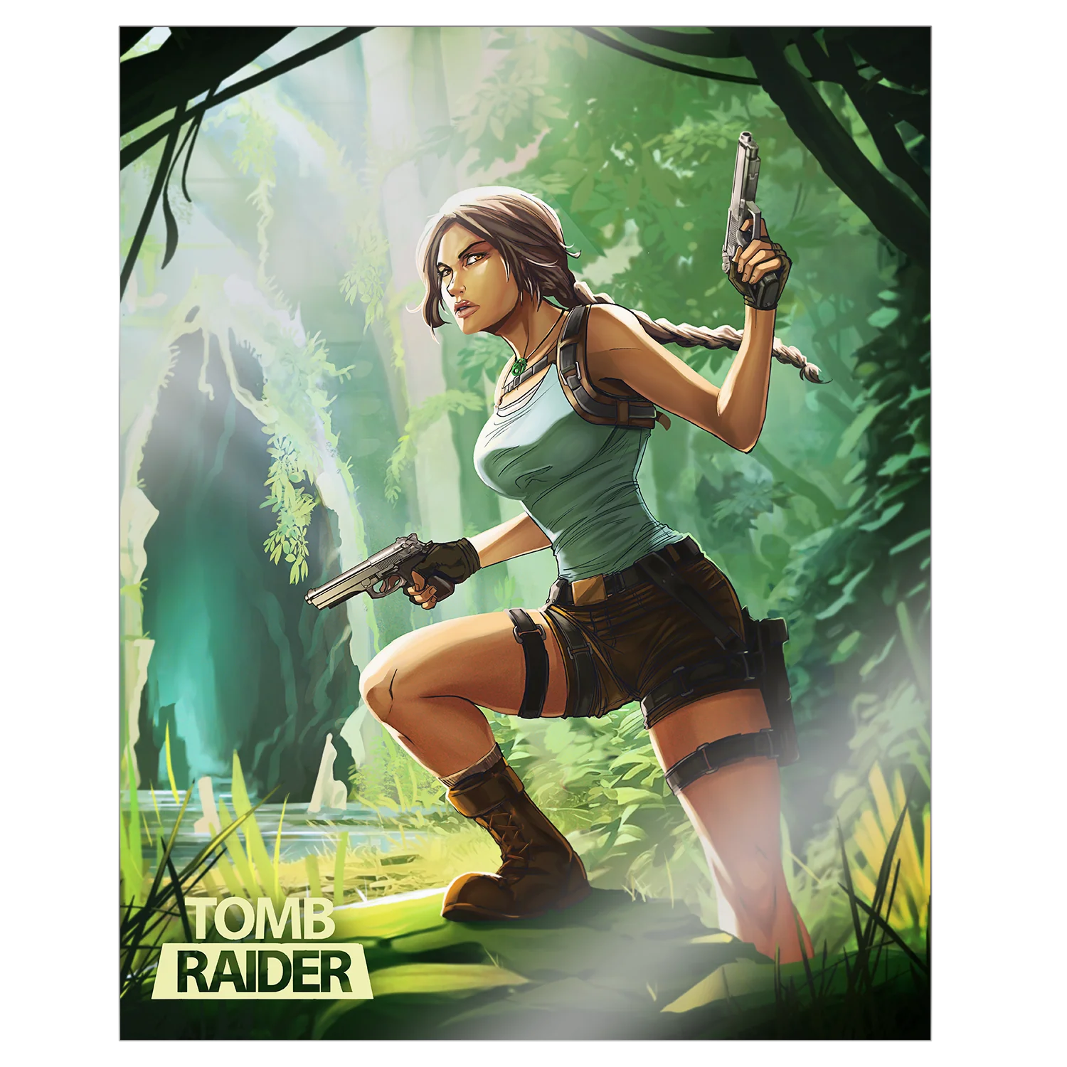 Tomb Raider Metal Print