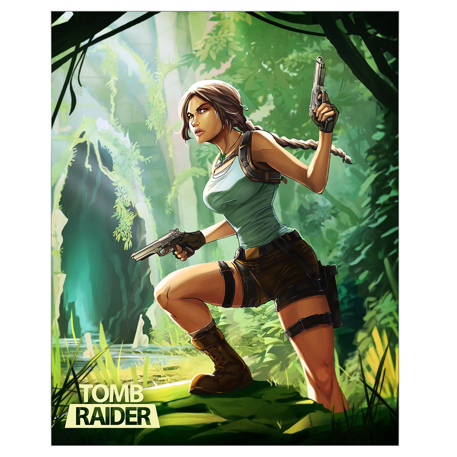 Tomb Raider Metal Print - Image 3