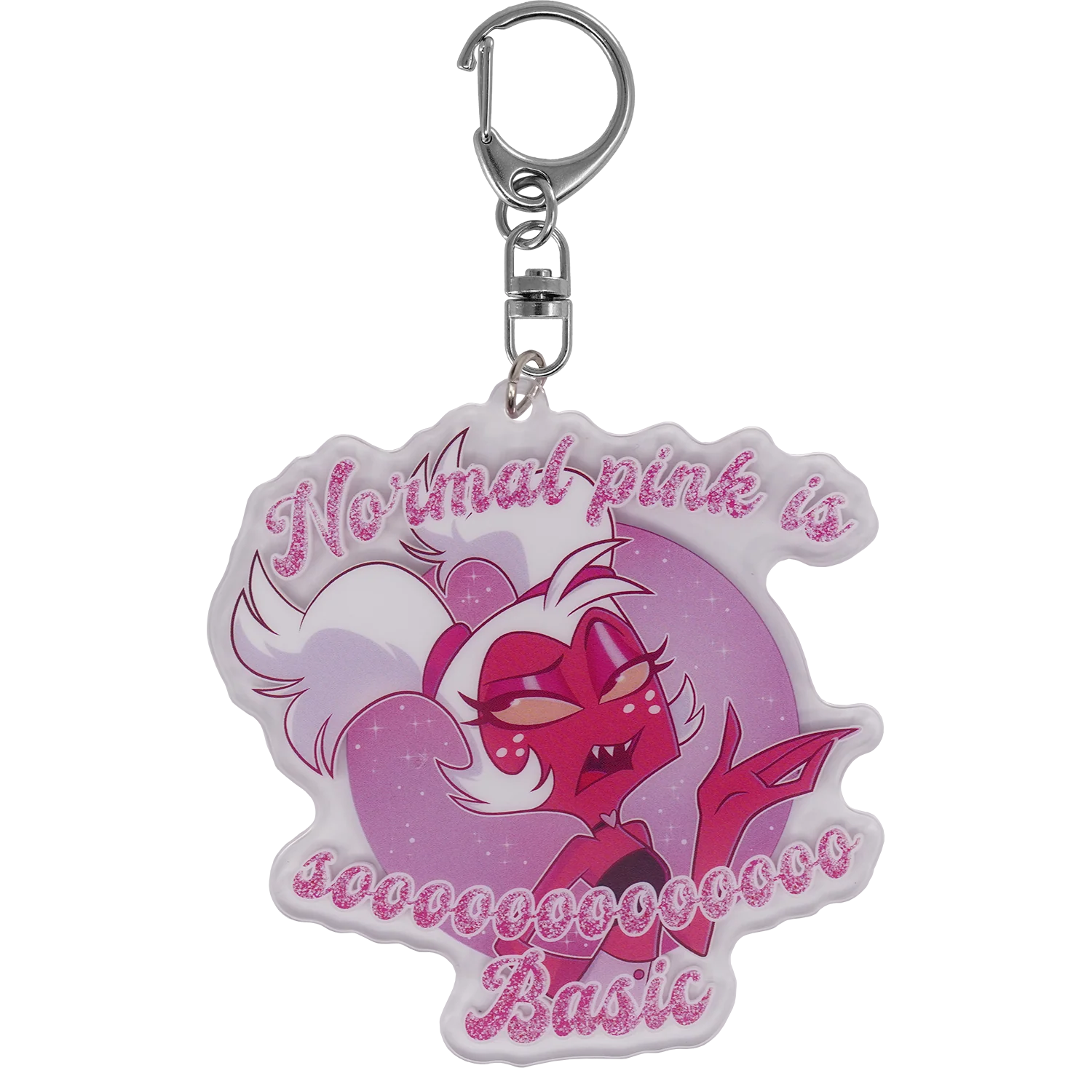 Unhappy Campers - Moxxine Pink Acrylic Keychain *LIMITED STOCK*
