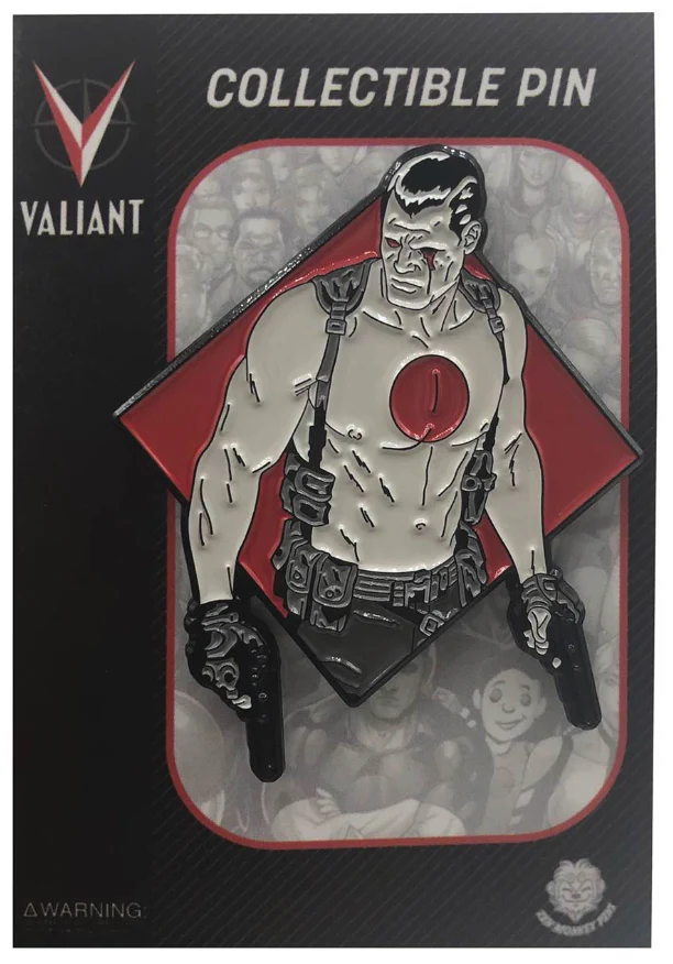 Valiant Comics Heroes Enamel Pin - Bloodshot Diamond *LAST CHANCE*