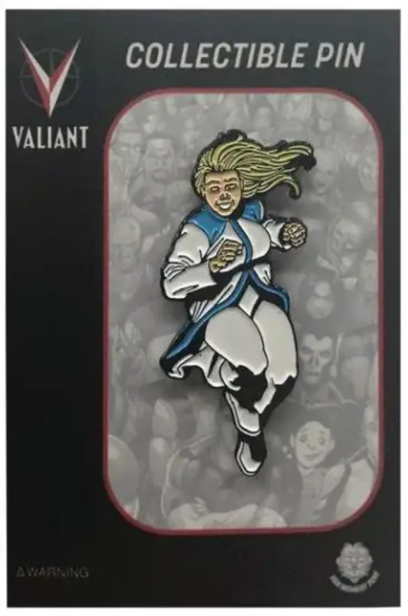 Valiant Comics Heroes Faith 01 Enamel Pin *LAST CHANCE*