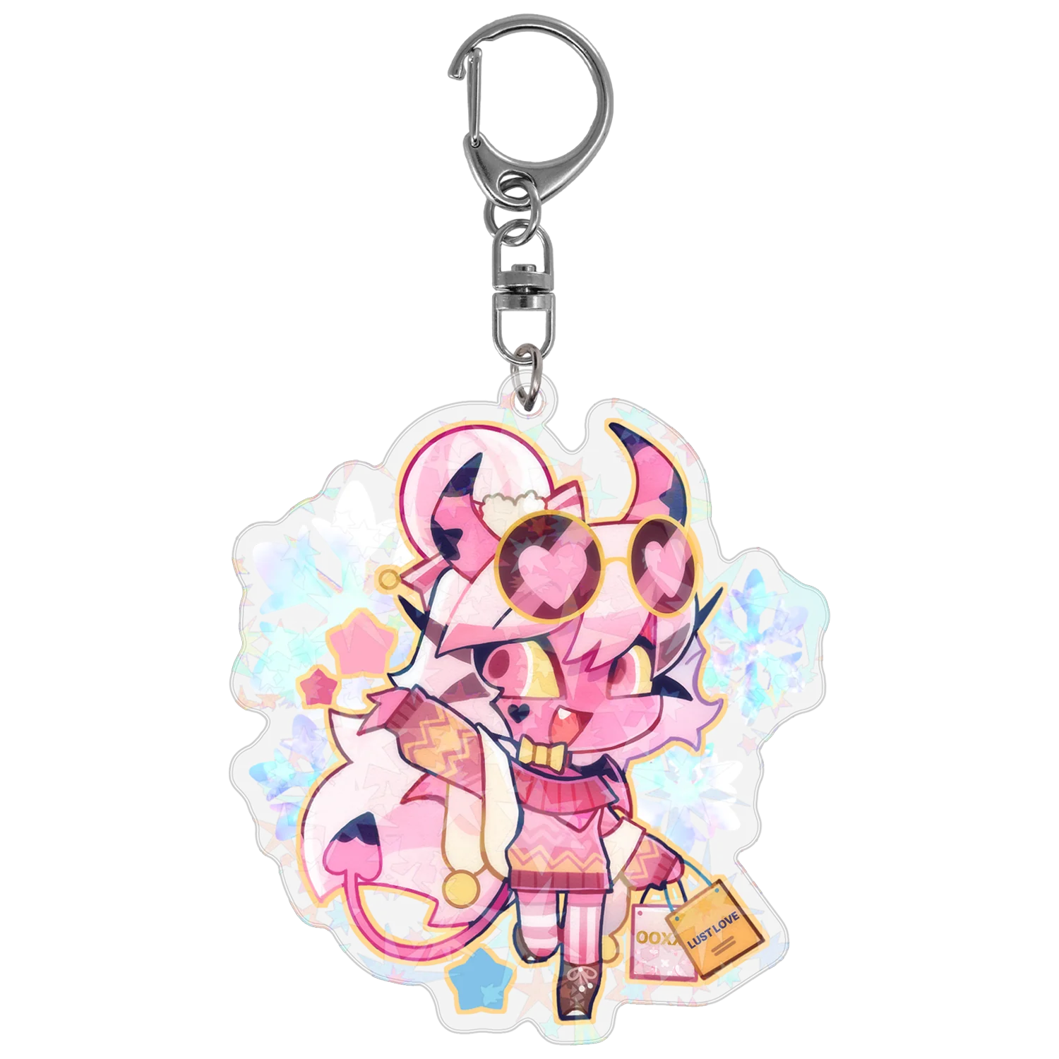 Verosika - Cozy Winter - Holographic Keychain *LIMITED STOCK*