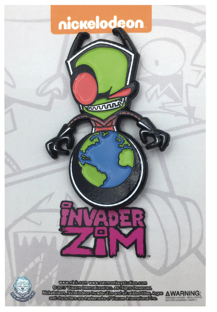 Invader Zim - Dominate Pin