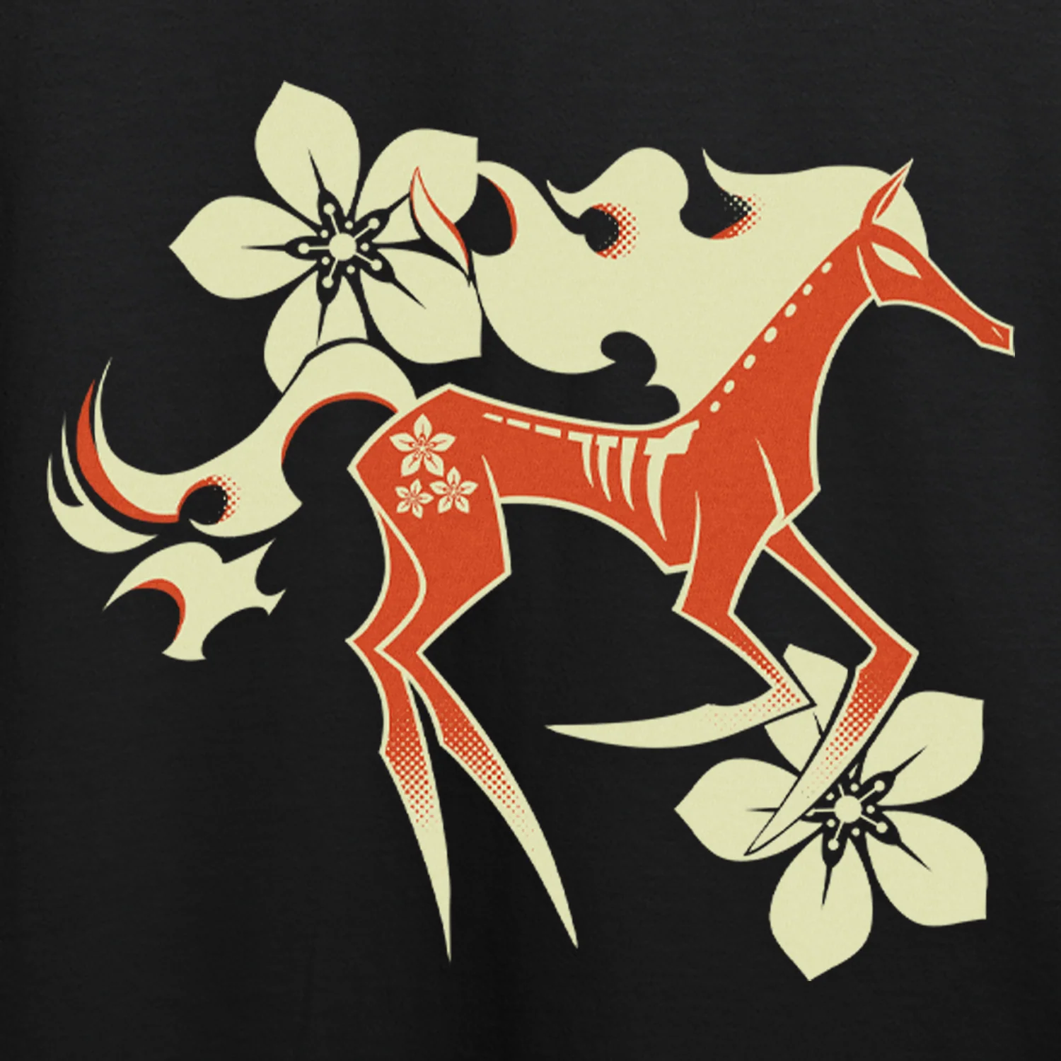 Zip-Up Hoodie - Year of the Horse Logo *PRE-ORDER* - Image 3