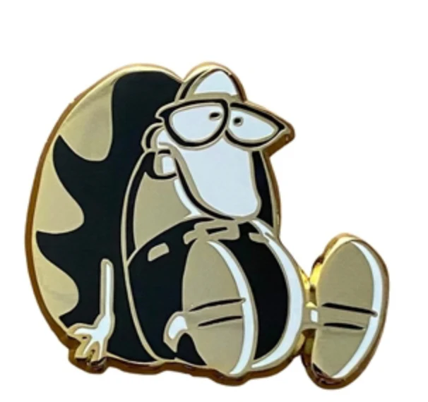ZMS 10th Anniversary: Filbert - Rocko's Modern Life Pin *LAST CHANCE*